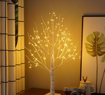 Lámpara de Mesa con forma de Árbol de Abedul de 144 LEDs