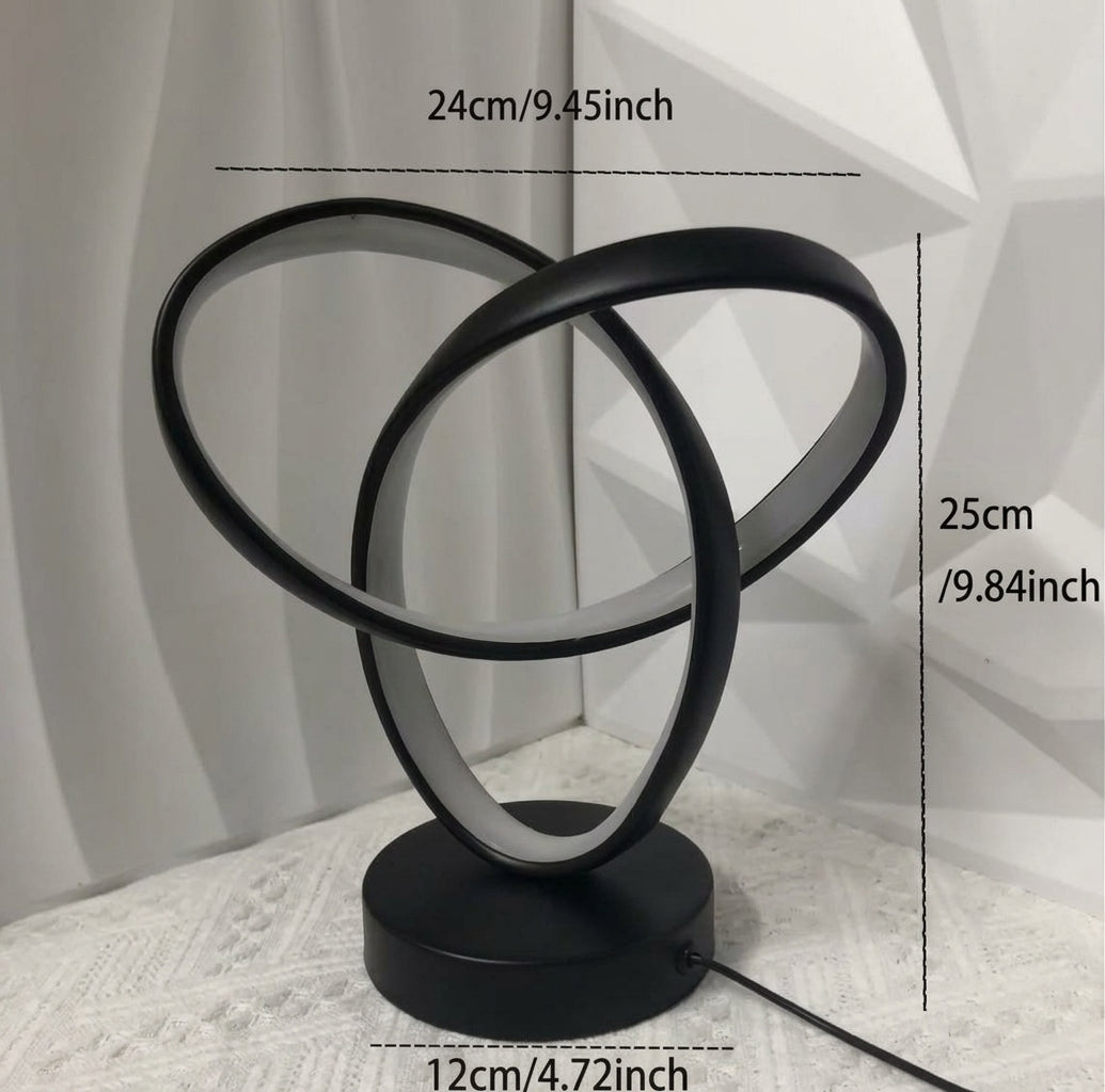 Lámpara de mesa LED regulable con protección ocular