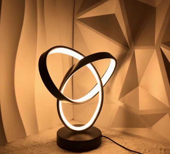 Lámpara de mesa LED regulable con protección ocular