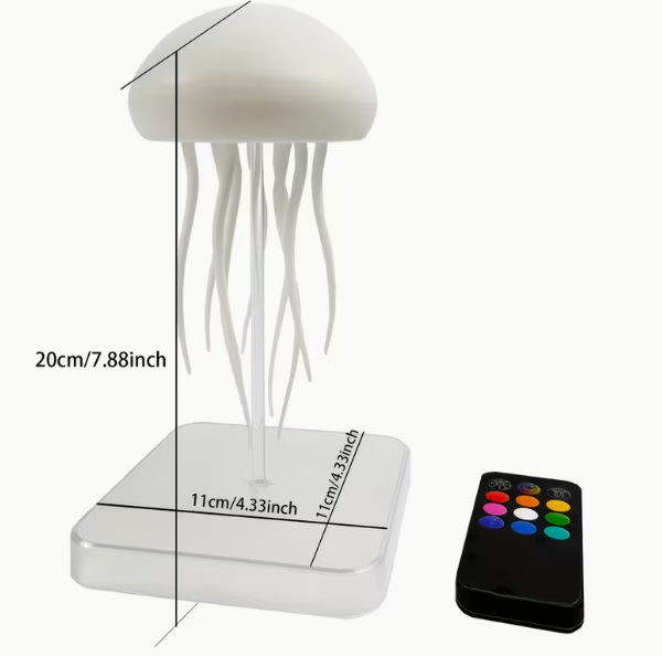 Lámpara de mesa Medusa RGB con control remoto y batería recargable