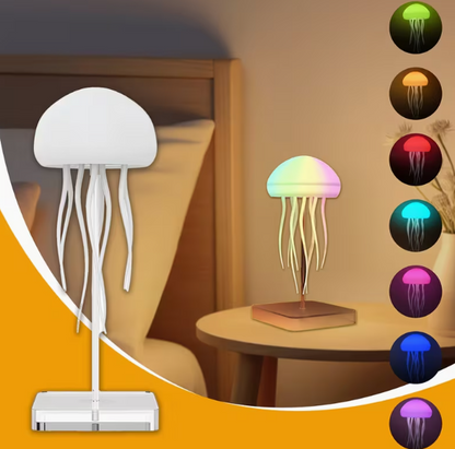Lámpara de mesa Medusa RGB con control remoto y batería recargable