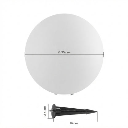 Bola LED exterior con mando