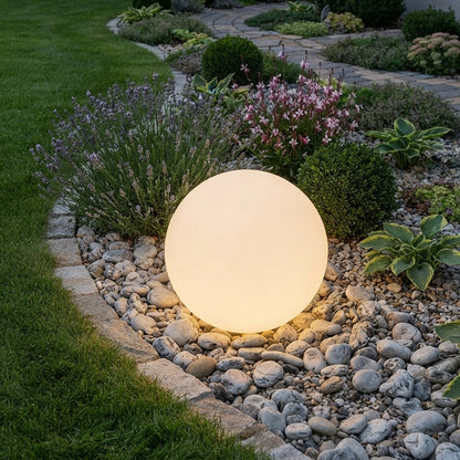 Bola LED exterior con mando