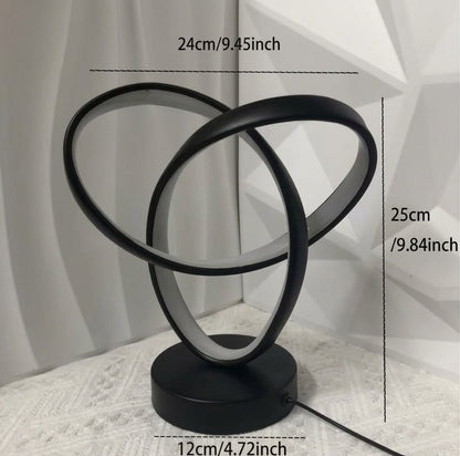 Lámpara de mesa LED regulable con protección ocular