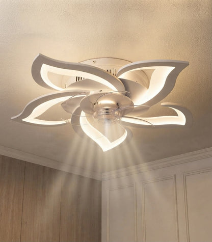 Plafón LED con ventilador