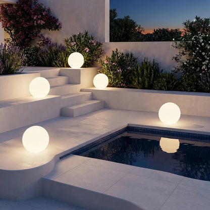 Bola LED exterior con mando